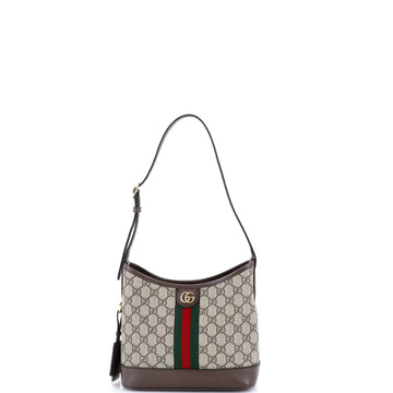 Gucci Ophidia Open Bucket Bag GG Coated Canvas with Leather Small