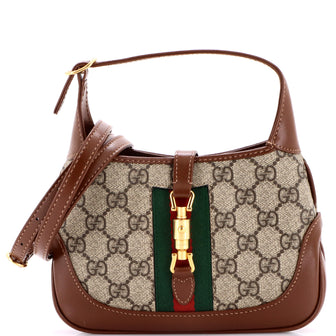 Gucci Jackie 1961 Hobo GG Coated Canvas Mini