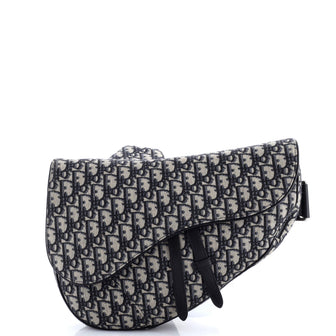 Christian Dior Saddle Crossbody Bag Oblique Canvas