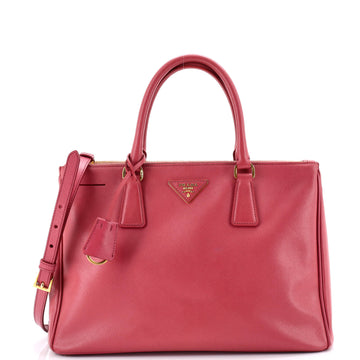 Prada Double Zip Lux Tote Saffiano Leather Large