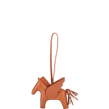 Hermes Monochrome Pegase Rodeo Bag Charm Leather MM