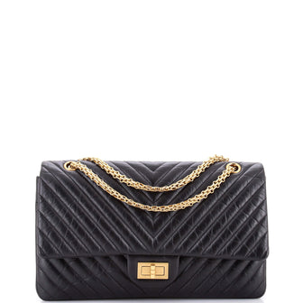 Chanel Reissue 2.55 Flap Bag Chevron Aged Calfskin 227