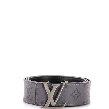 Louis Vuitton LV Initiales Reversible Belt Reverse Monogram Eclipse Canvas and Leather Wide