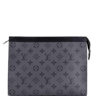 Louis Vuitton Pochette Voyage Reverse Monogram Eclipse Canvas MM