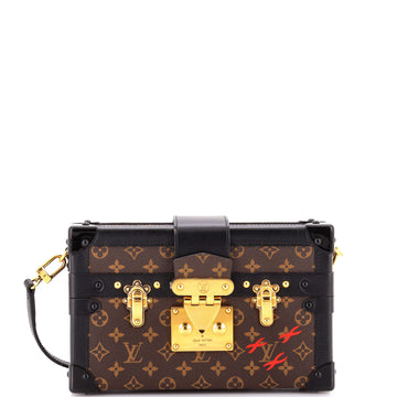 Louis Vuitton Petite Malle Handbag Monogram Canvas
