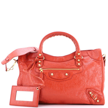 Balenciaga City Giant Studs Bag Leather Medium