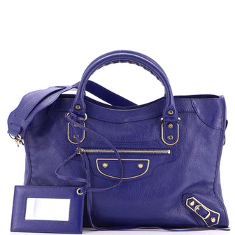 Balenciaga City Classic Metallic Edge Bag Leather Medium
