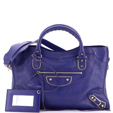 Balenciaga City Classic Metallic Edge Bag Leather Medium
