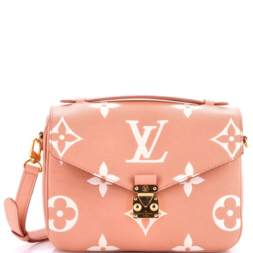 Louis Vuitton Pochette Metis Bicolor Monogram Empreinte Giant