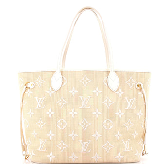 Louis Vuitton Neverfull NM Tote Monogram Giant Embroidered Cotton MM