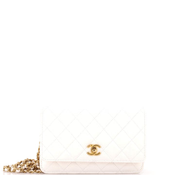 Chanel Pearl Crush Wallet on Chain Quilted Lambskin