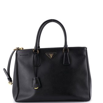 Prada Galleria Double Zip Tote Saffiano Leather Large