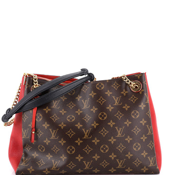 Louis Vuitton Surene Handbag Monogram Canvas with Leather MM