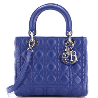 Christian Dior Lady Dior Bag Cannage Quilt Lambskin Medium
