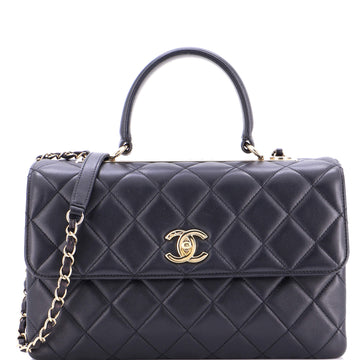 Chanel Trendy CC Top Handle Bag Quilted Lambskin Medium