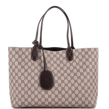 Gucci Reversible Tote GG Coated Canvas with Leather Medium