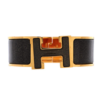 Hermes Clic H Bracelet Enamel Wide