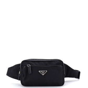 Prada Front Pocket Belt Bag Re-Nylon with Saffiano Leather