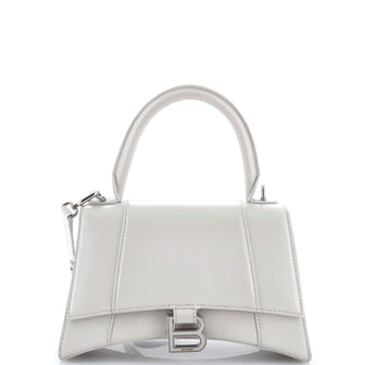 Balenciaga Hourglass Top Handle Bag Leather Small