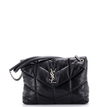 Saint Laurent Loulou Puffer Shoulder Bag Quilted Leather Medium