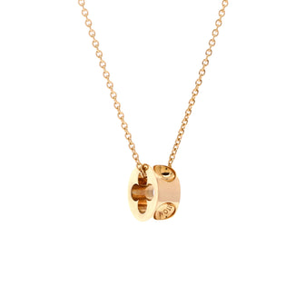 Louis Vuitton Empreinte Pendant Necklace 18K Yellow Gold