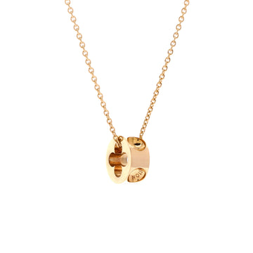 Louis Vuitton Empreinte Pendant Necklace 18K Yellow Gold