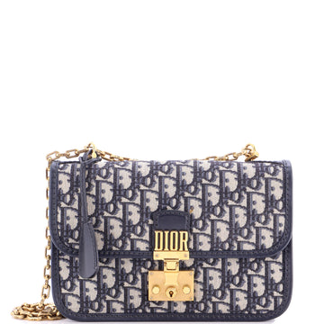 Christian Dior Dioraddict Flap Bag Oblique Canvas Medium