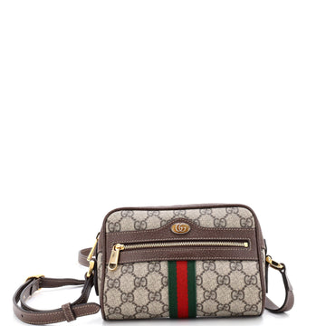 Gucci Ophidia Shoulder Bag GG Coated Canvas Mini