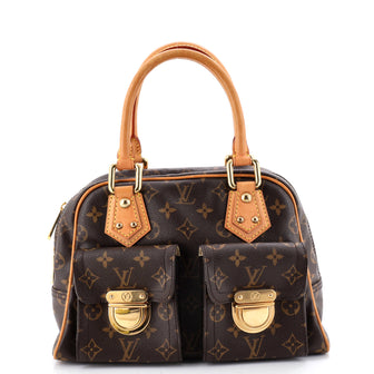 Louis Vuitton Manhattan Handbag Monogram Canvas PM