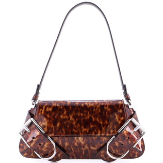 Givenchy Voyou Shoulder Flap Bag Printed Patent