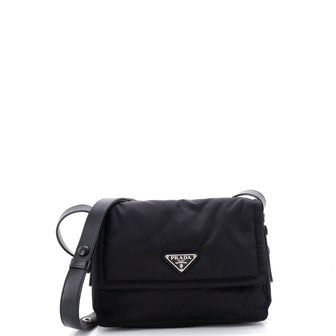 Prada Padded Flap Shoulder Bag Re-Nylon Small