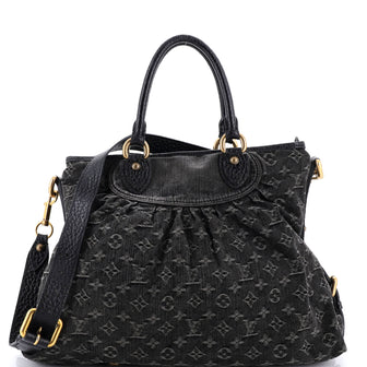 Louis Vuitton Neo Cabby Handbag Denim GM