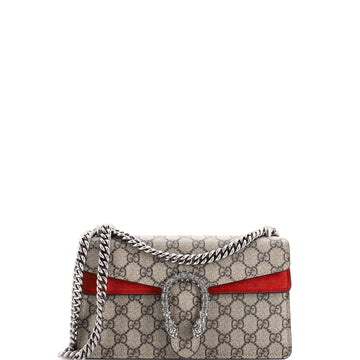 Gucci Dionysus Bag GG Coated Canvas with Crystal Embellished Metal Small