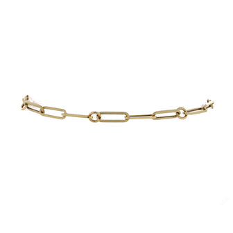 Roberto Coin Paperclip Chain Link Bracelet 18K Yellow Gold