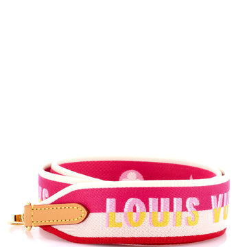 Louis Vuitton Logo Shoulder Strap Jacquard Wide