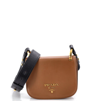 Prada Pionniere Saddle Crossbody Bag City Calfskin Small
