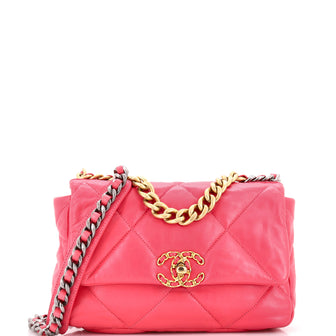 Chanel 19 Flap Bag Quilted Leather Medium