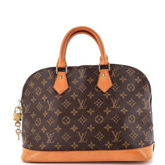 Louis Vuitton Vintage Alma Handbag Monogram Canvas PM