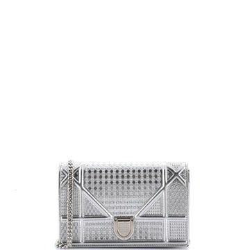 Christian Dior Diorama Wallet on Chain Cannage Embossed Calfskin