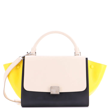 Celine Tricolor Trapeze Bag Leather Small