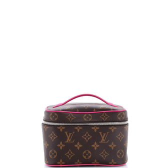 Louis Vuitton Nice Vanity Case Macassar Monogram Canvas Mini