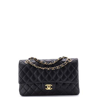 Chanel Classic Double Flap Bag Quilted Lambskin Medium