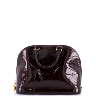 Louis Vuitton Alma Handbag Monogram Vernis PM