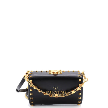 Valentino Garavani Rockstud Alcove Clutch Leather