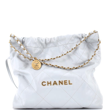 Chanel 22 Chain Hobo Quilted Calfskin Medium