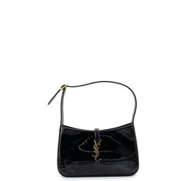 Saint Laurent Le 5 a 7 Hobo Patent Small