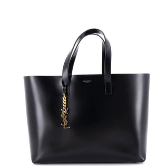 Saint Laurent Classic Monogram Charm Shopper Tote Leather Medium