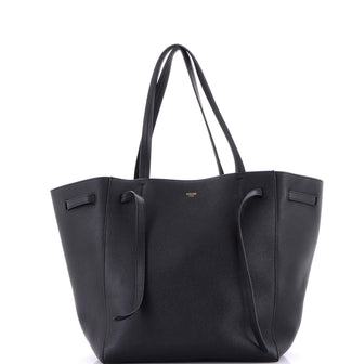 Celine Phantom Tie Cabas Tote Leather Small