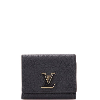Louis Vuitton Capucines Wallet Taurillion Leather Tiny