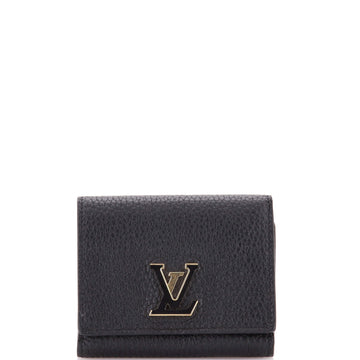 Louis Vuitton Capucines Wallet Taurillion Leather Tiny